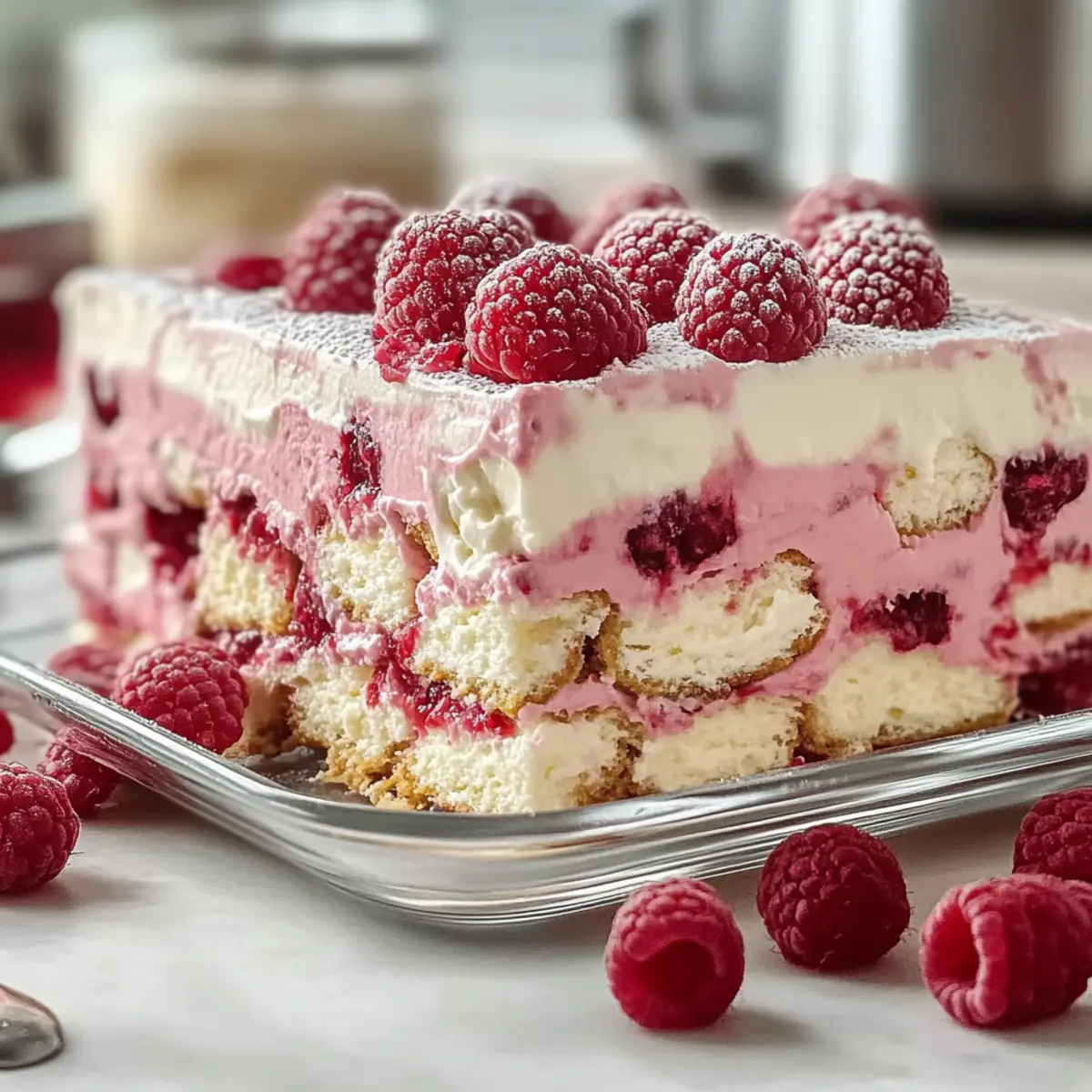 White Chocolate Raspberry Tiramisu