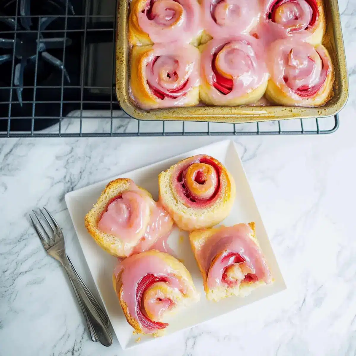 Rhubarb Rolls
