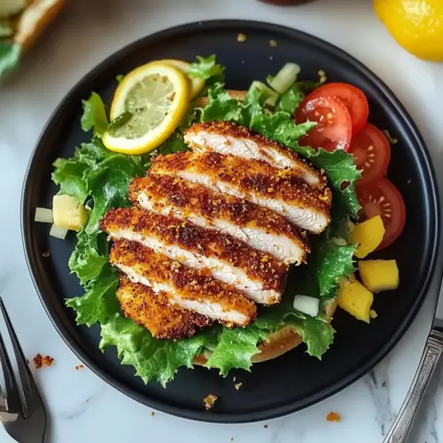 Crispy Lemon Pepper Chicken Sandwich