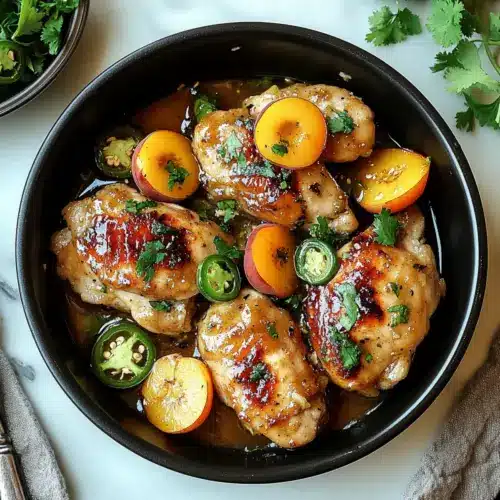 Jalapeno Peach Chicken