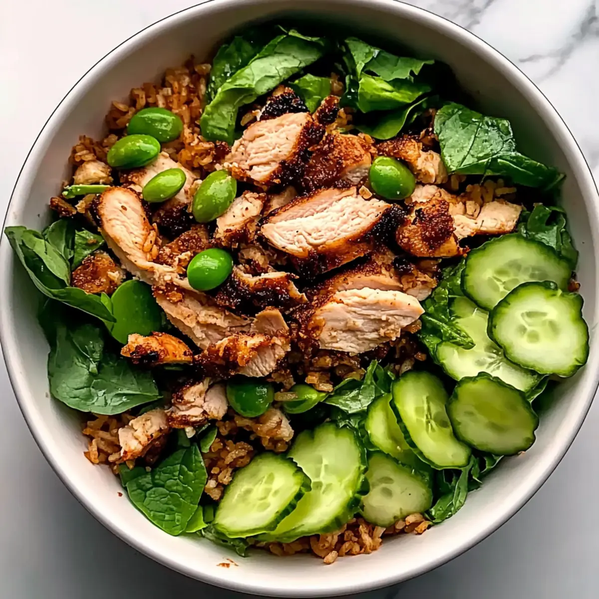 High Protein Crispy Rice Salad