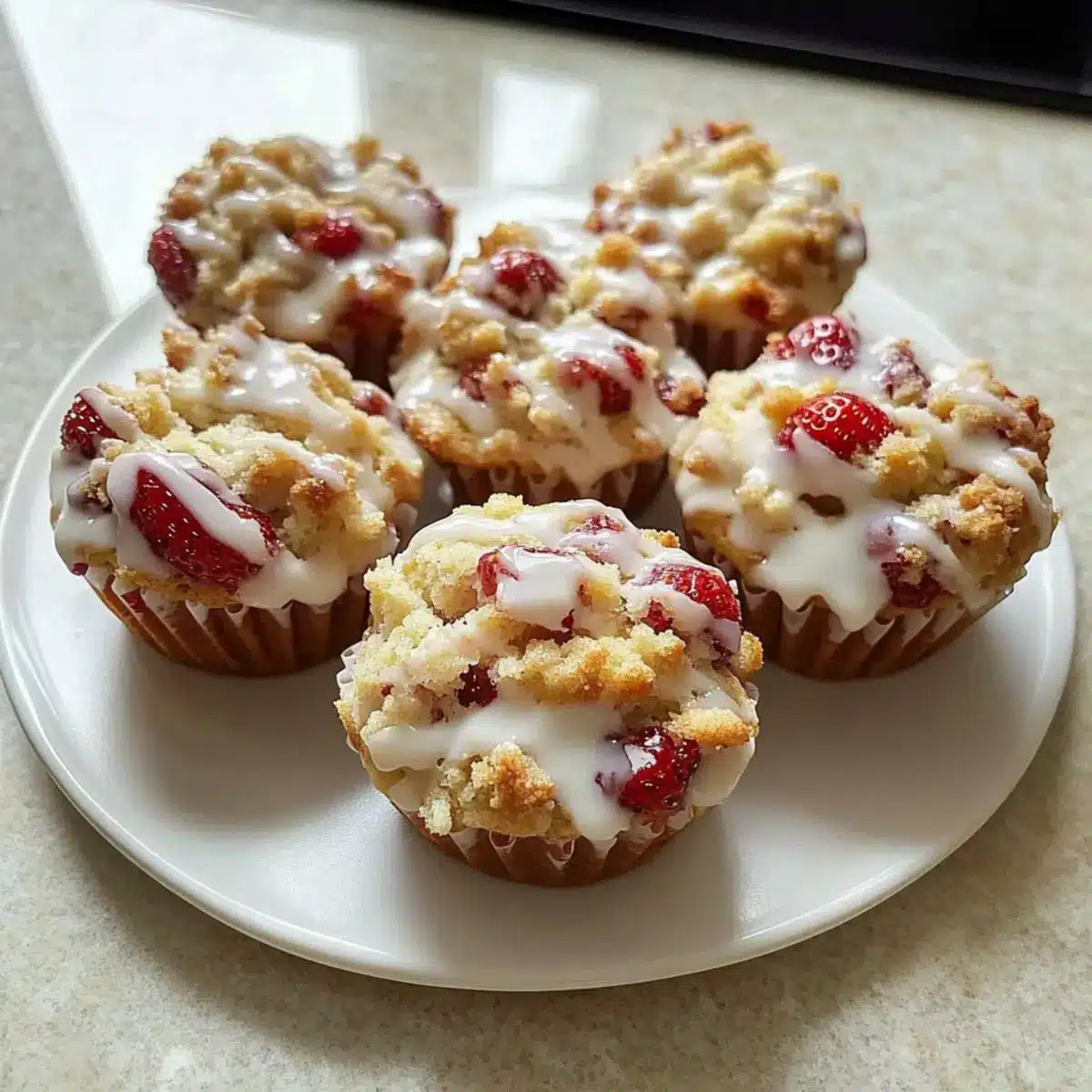 Strawberry Cream Cheese Muffins