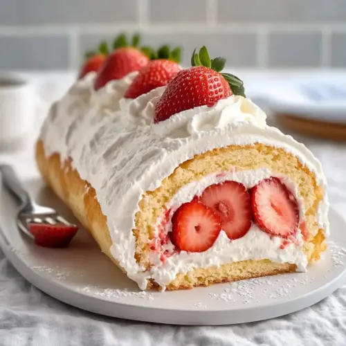 Strawberry Shortcake Cake Roll
