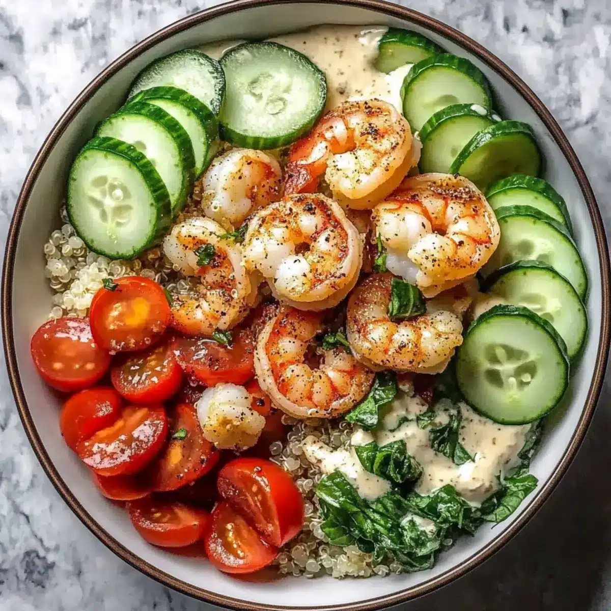Shrimp Quinoa Bowl