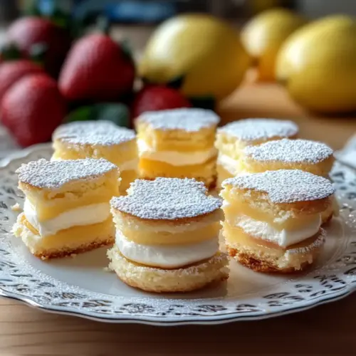 Strawberry Custard Delight Cake