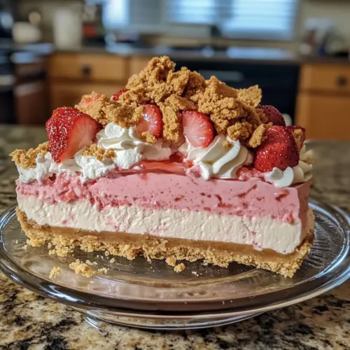Strawberry Crunch Cheesecake