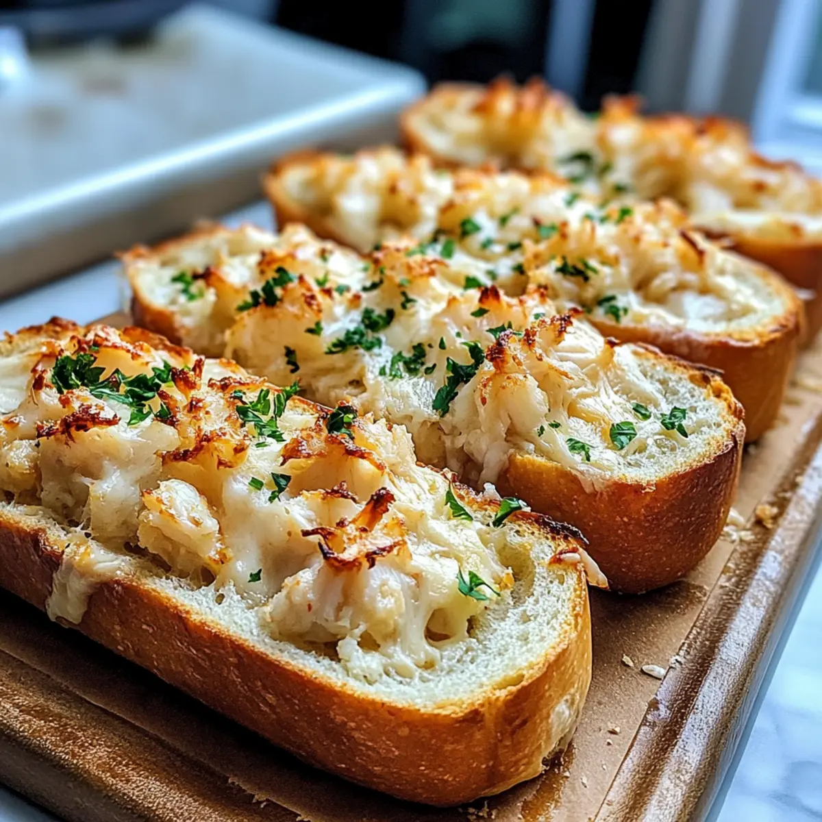 Cracked Crab Cheese Bread