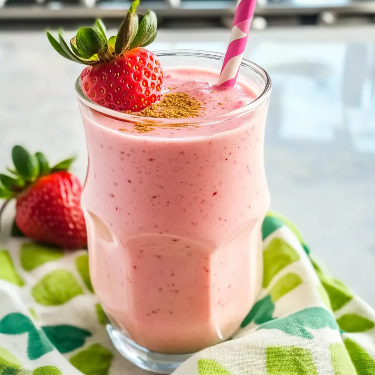 Strawberry Yogurt Lassi