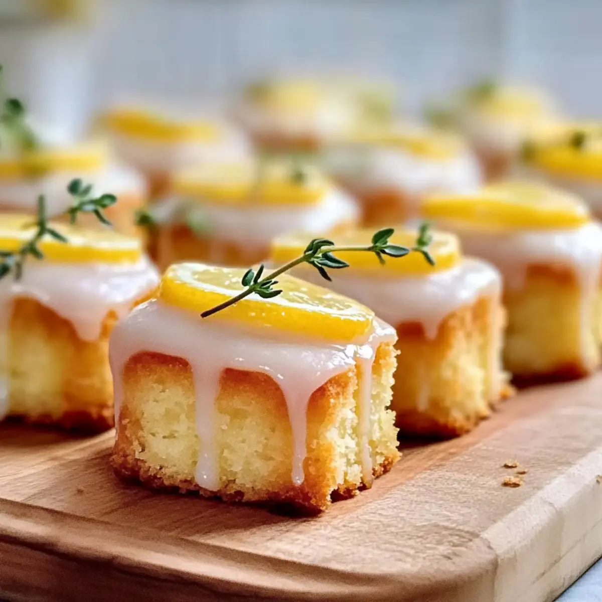 Mini Lemon Drizzle Cakes