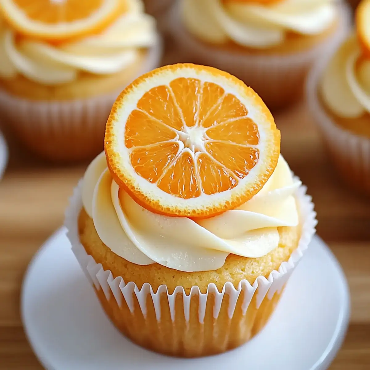 Orange Cream Cupcake