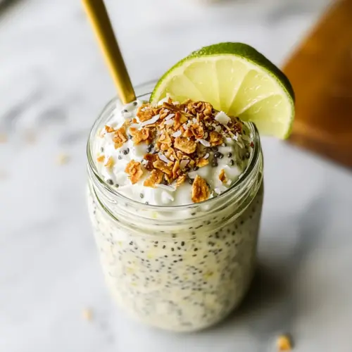 Key Lime & Coconut Overnight Oats