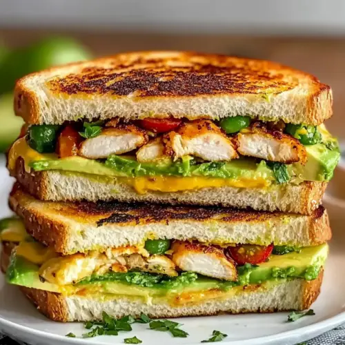 Chipotle Chicken Avocado Melt
