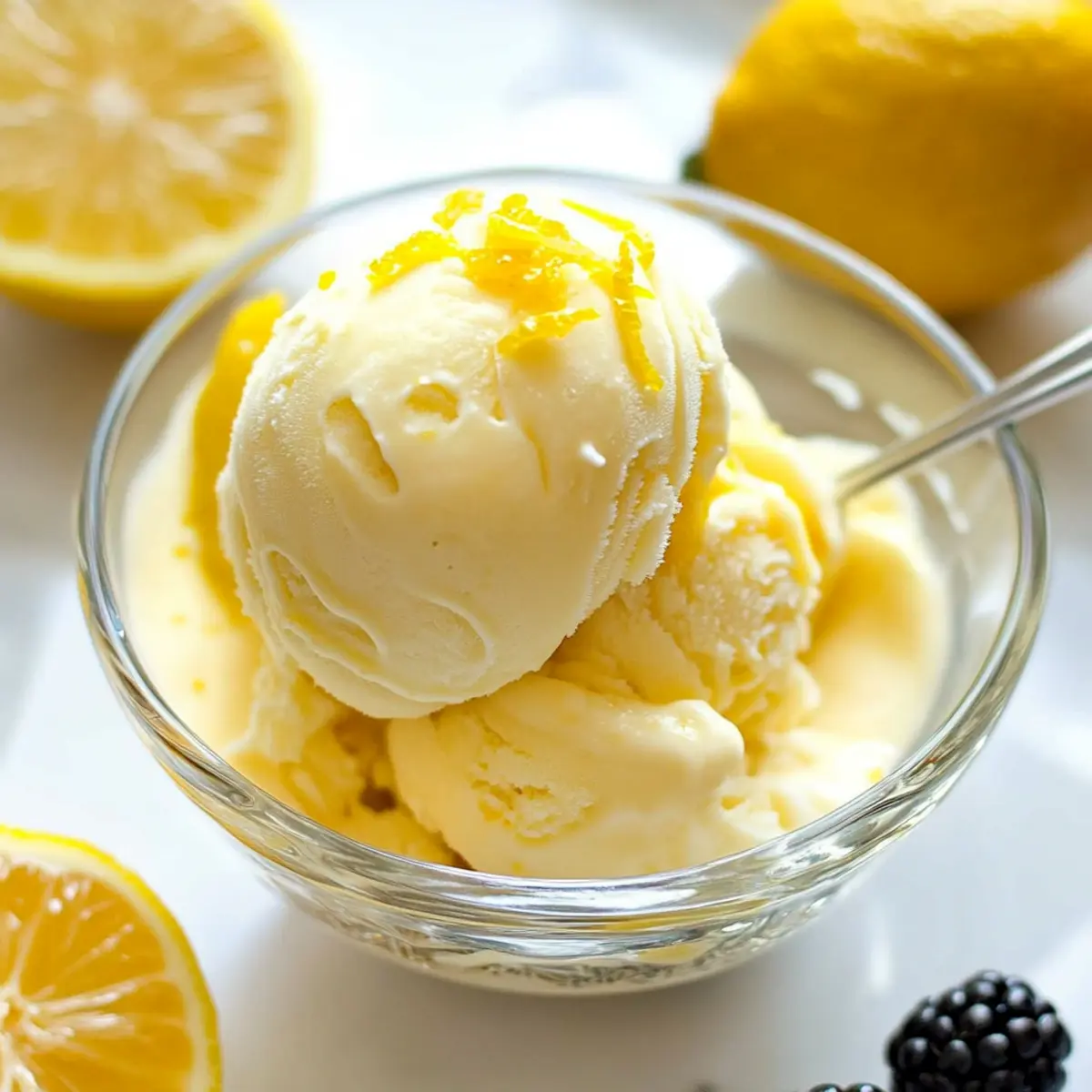 Lemon Frozen Yogurt