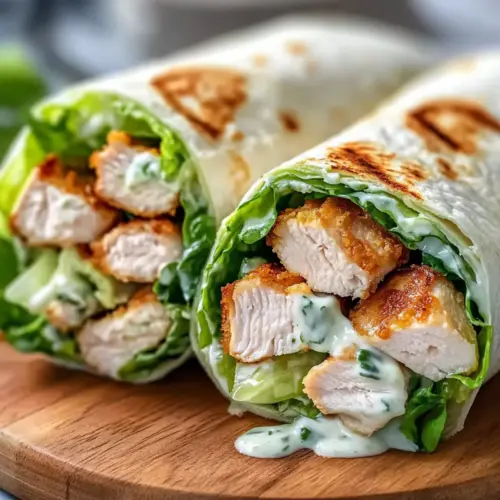 Chicken Caesar Wraps