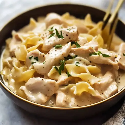 One Pot Chicken and Noodles