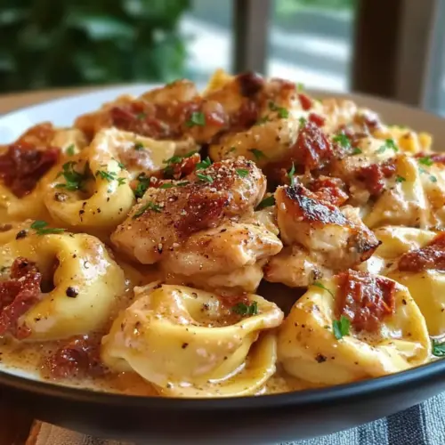 Crockpot Marry Me Chicken Tortellini