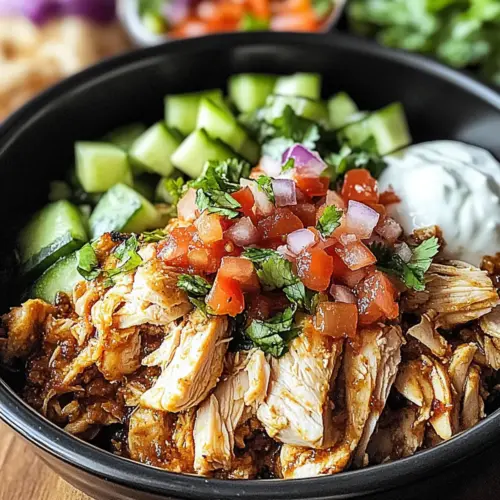Slow Cooker Chicken Shawarma