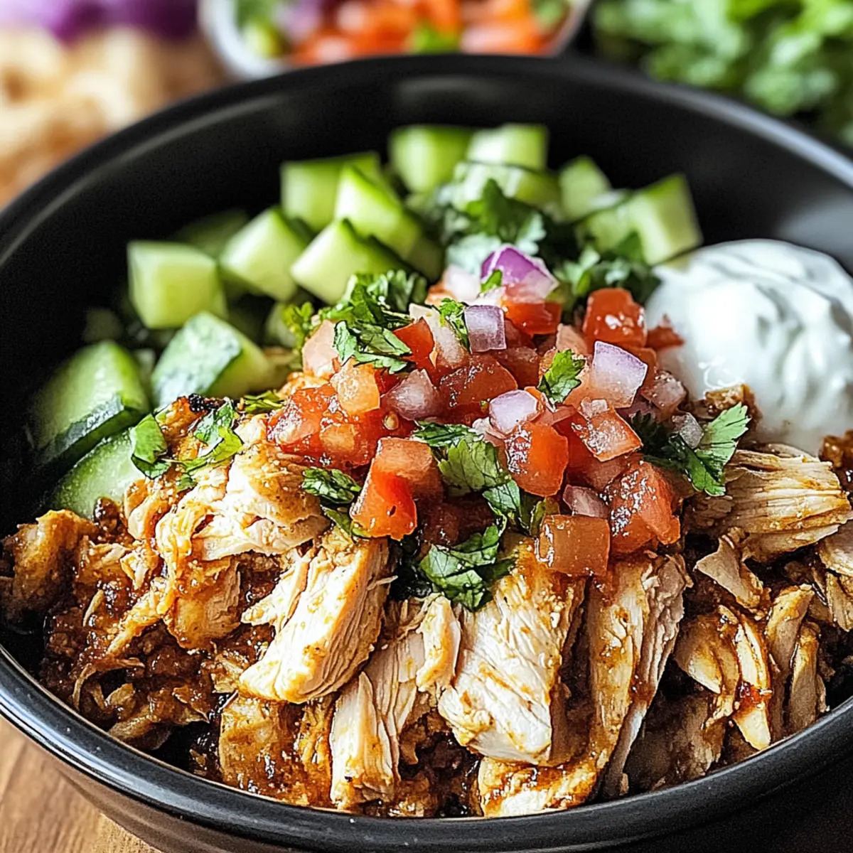 Slow Cooker Chicken Shawarma