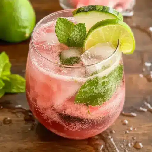 Watermelon Lime Mint Mocktails