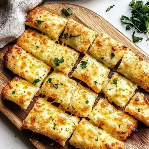 Pizza Dough Cheese Sticks
