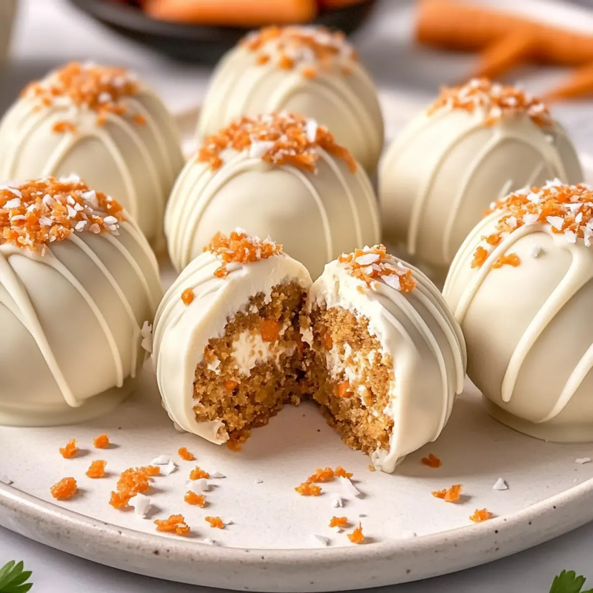 Carrot Cake Truffles