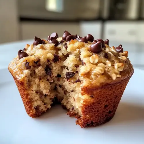 Oatmeal Chocolate Chip Muffins
