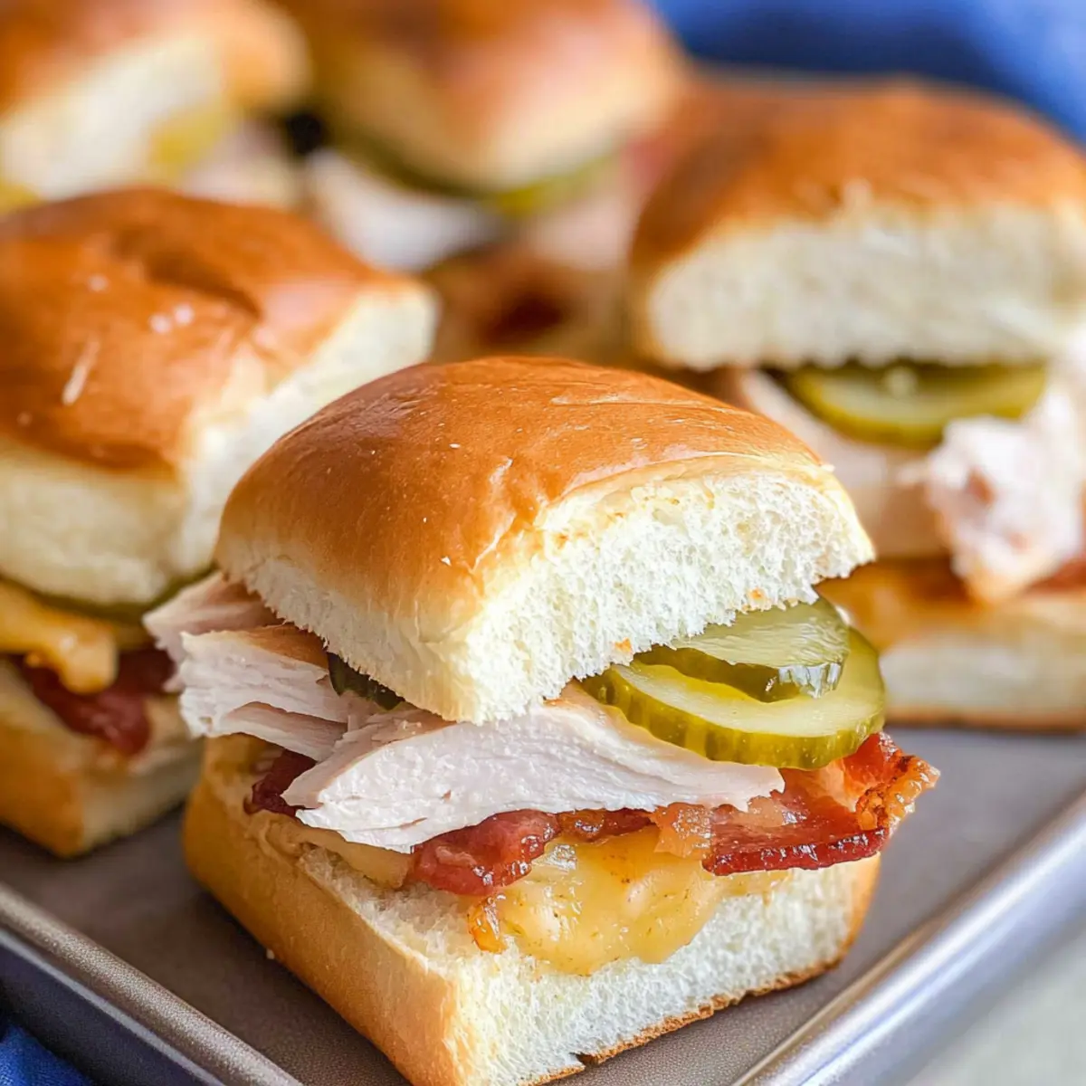 Turkey Bacon Ranch Sliders