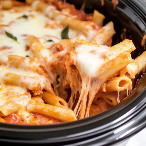 Crock Pot Baked Ziti