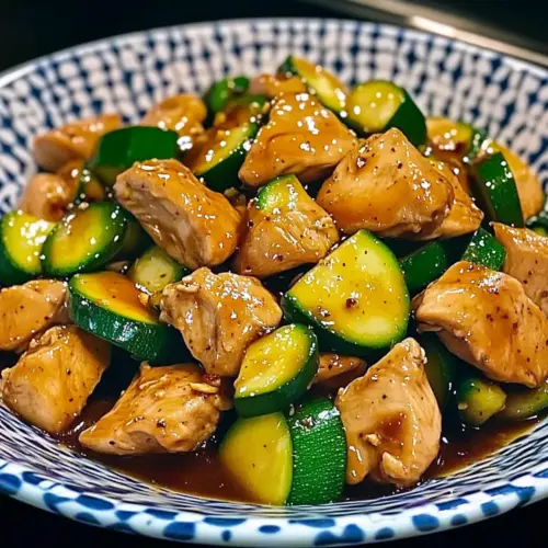Chicken Zucchini Stir Fry