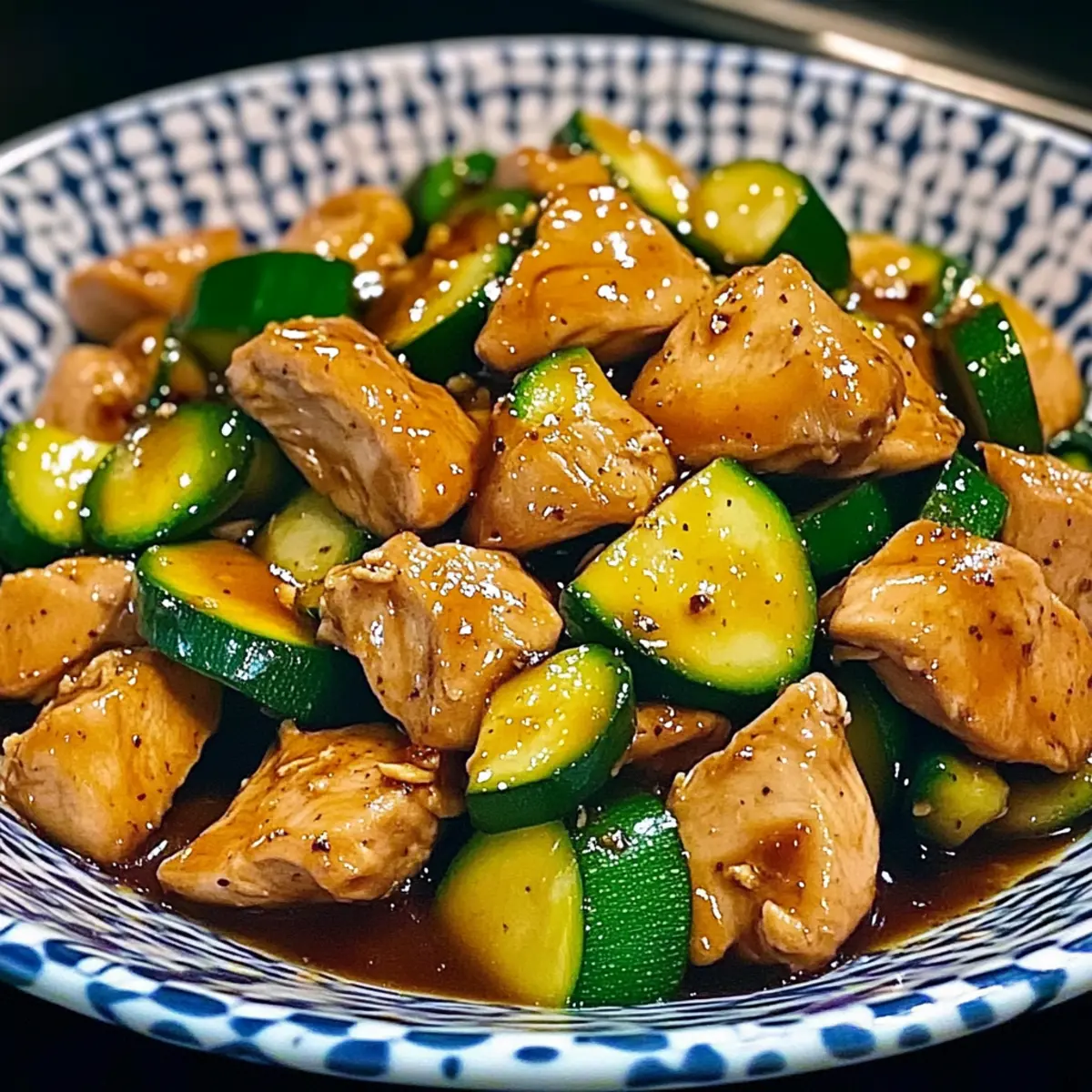 Chicken Zucchini Stir Fry