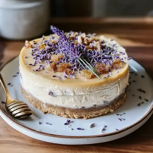Honey Lavender Cheesecake