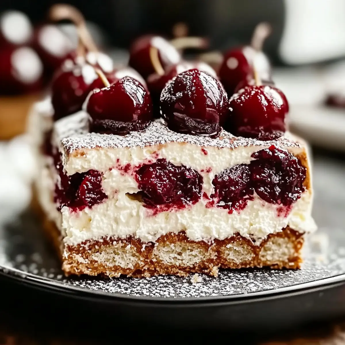 Cherry Amaretto Tiramisu