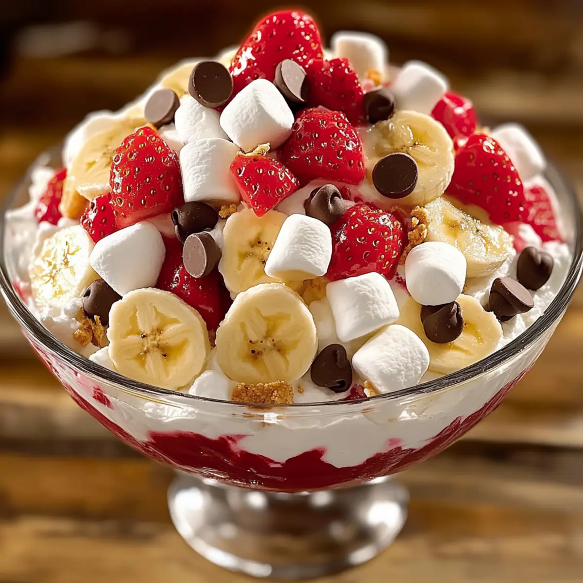 Banana Split Fluff Salad