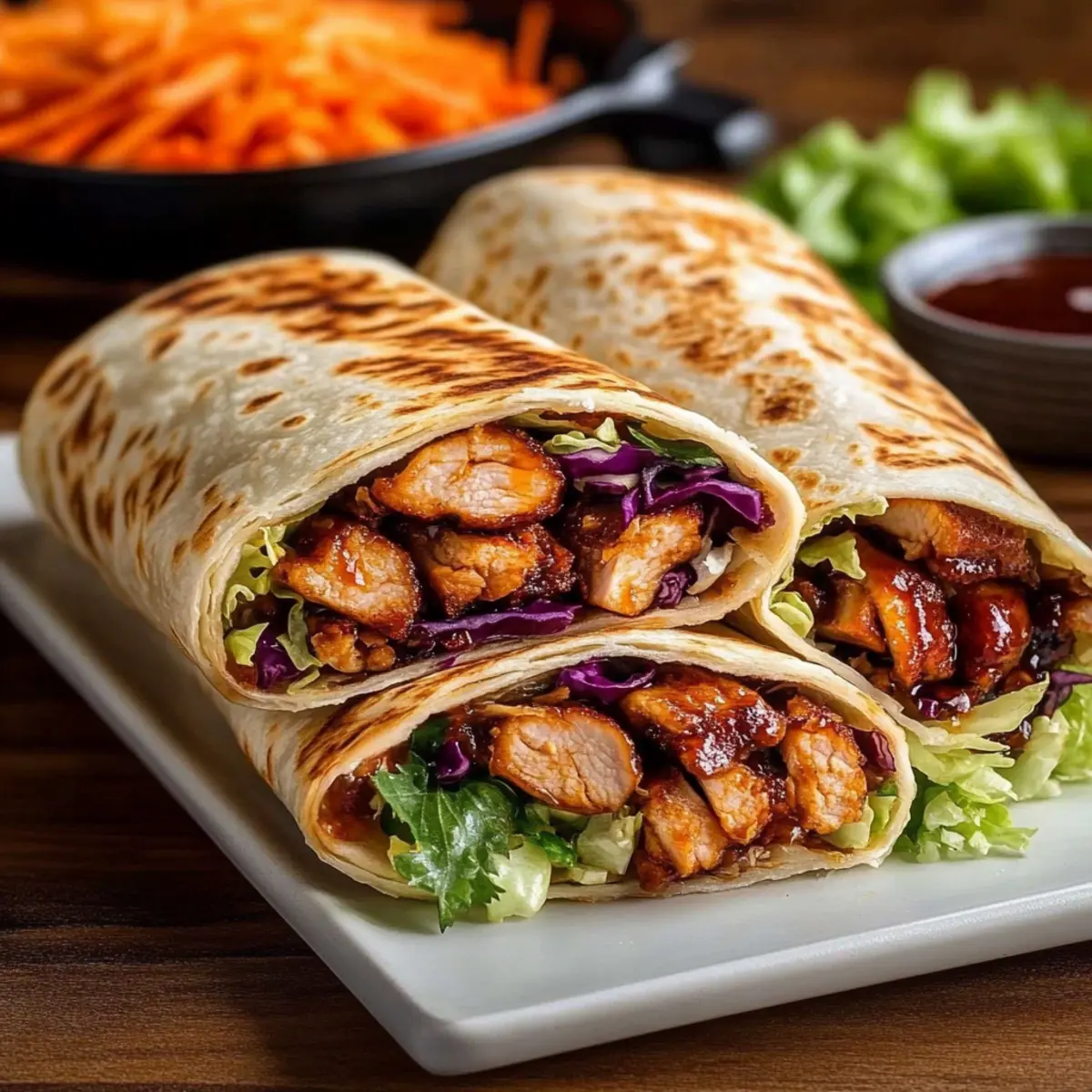 Teriyaki Chicken Wrap