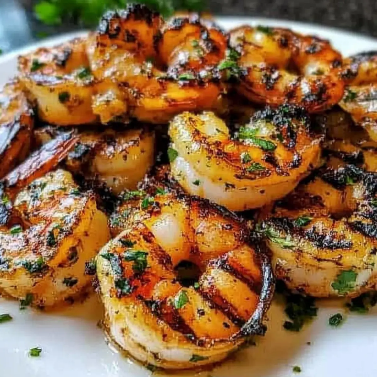 Grilled Jumbo Shrimp with Marinade