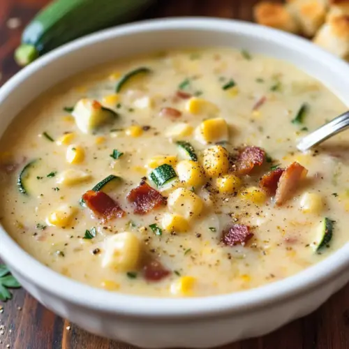 Summer Corn and Zucchini Chowder