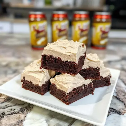 Root Beer Float Brownies