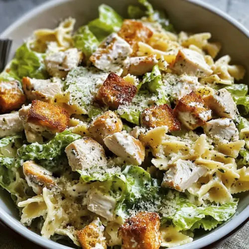 Chicken Caesar Pasta Salad