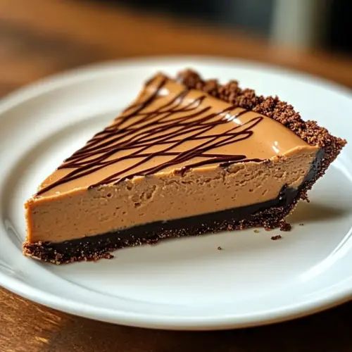 No-Bake Chocolate Peanut Butter Pie