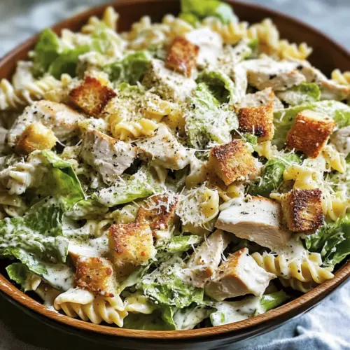 Chicken Caesar Pasta Salad