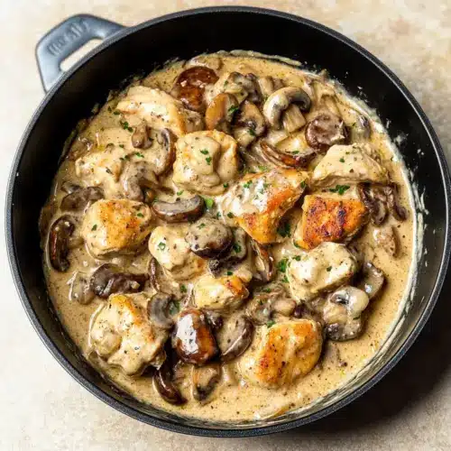 Creamy Chicken Stroganoff