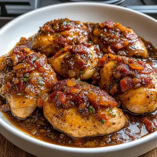 Maple Garlic Bacon Chicken