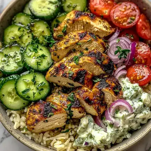 Greek Chicken Bowls