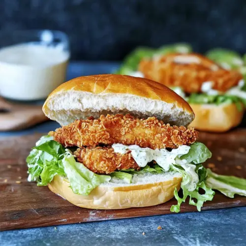 Crispy Chicken Caesar Sandwich