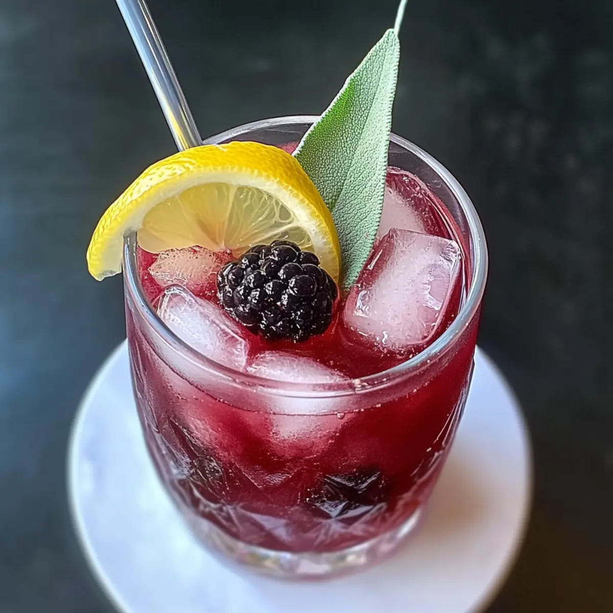 Blackberry Sage Iced Tea