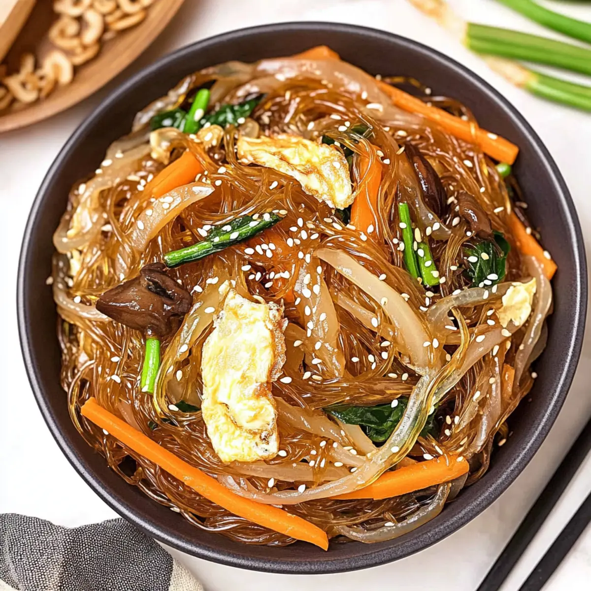 Korean Glass Noodle Stir Fry