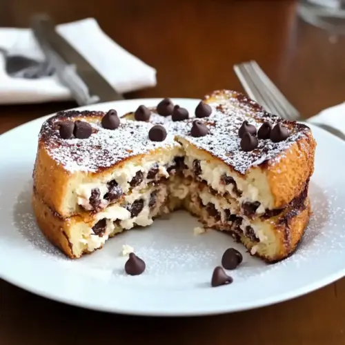 Cannoli Stuffed French Toast