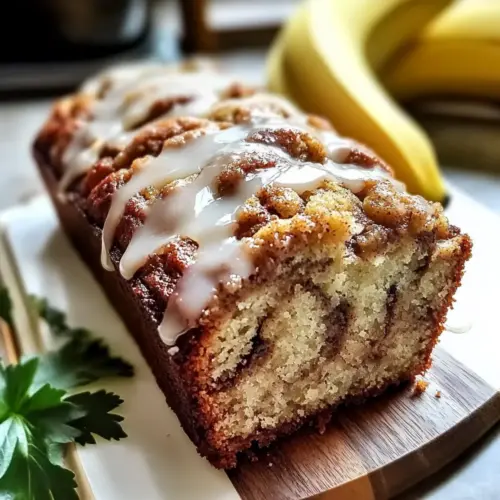 Cinnamon Roll Banana Bread