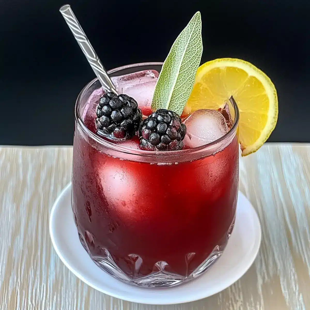 Blackberry Sage Iced Tea