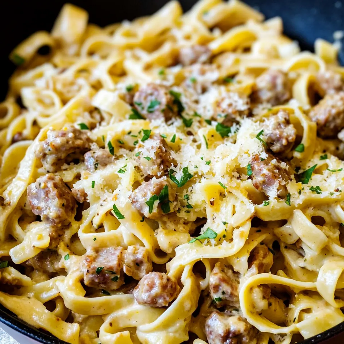 Creamy Italian Sausage Pasta